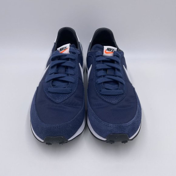 Nike Waffle Trainer 2 Navy / White Womens Shoes - Picture 3 of 8